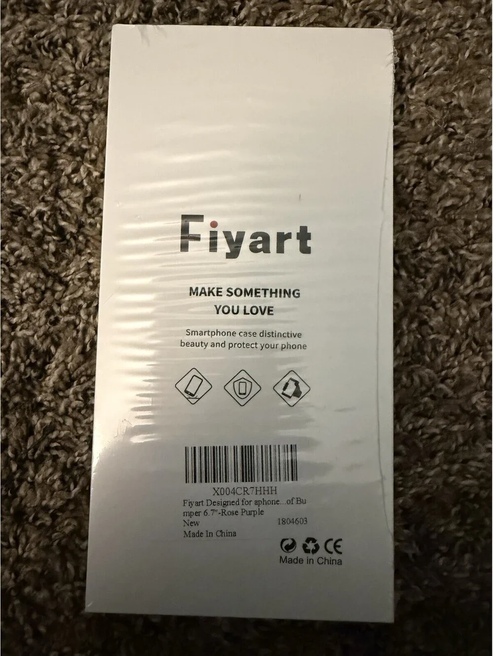 Fiyart Back Case for Apple iPhone 16 Pro Max - Rose Purple (X004CR7HHH)